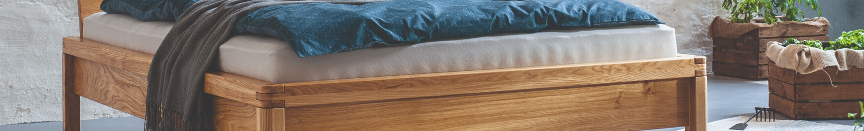 Metaalvrije houten bedden