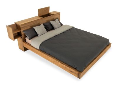 Lettowood serie - Eiken bed - Loyal Luxe